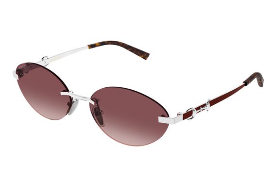 Sonnenbrille  Gucci Dame GG2051S003-SILVER-RED-RED58 - GG2051S003-SILVER-RED-RED58